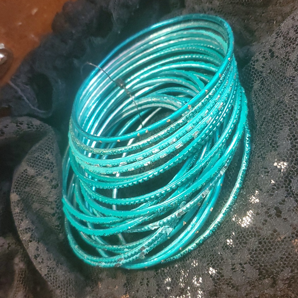 Turquoise Bangle Set - Picture 3 of 3